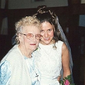USA TX Dallas 1999MAR20 Wedding CHRISTNER Family Depeo 004  Grandma Dorothy and Bekah : 1999, Americas, Christner - Mike & Rebekah, Dallas, Date, Events, March, Month, North America, Places, Texas, USA, Wedding, Year